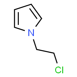 ChemSpider 2D Image | 1-(2-Chloroethyl)pyrrole | C6H8ClN