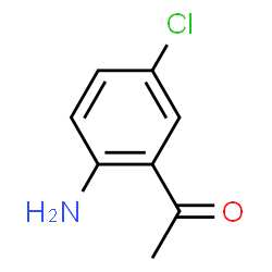ChemSpider 2D Image | 2-Amino-5-chloroacetophenone | C8H8ClNO
