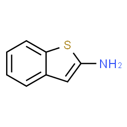 ChemSpider 2D Image | 1-Benzothiophen-2-amine | C8H7NS