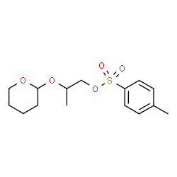 ChemSpider 2D Image | 2-(Tetrahydro-2H-pyran-2-yloxy)propyl 4-methylbenzenesulfonate | C15H22O5S