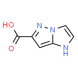 ChemSpider 2D Image | 1H-Imidazo[1,2-b]pyrazole-6-carboxylic acid | C6H5N3O2