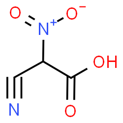 ChemSpider 2D Image | Cyano(nitro)acetic acid | C3H2N2O4