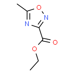 ChemSpider 2D Image | Ethyl 5-methyl-1,2,4-oxadiazole-3-carboxylate | C6H8N2O3