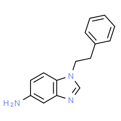 ChemSpider 2D Image | 1-Phenethyl-1H-benzoimidazol-5-ylamine | C15H15N3