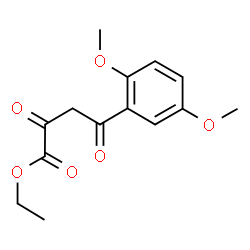 ChemSpider 2D Image | Ethyl 4-(2,5-dimethoxyphenyl)-2,4-dioxobutanoate | C14H16O6