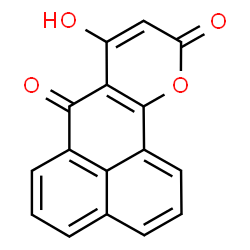 ChemSpider 2D Image | 8-Hydroxy-7H,10H-naphtho[1,8-gh]chromene-7,10-dione | C16H8O4
