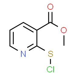 ChemSpider 2D Image | Methyl 2-(chlorosulfanyl)nicotinate | C7H6ClNO2S