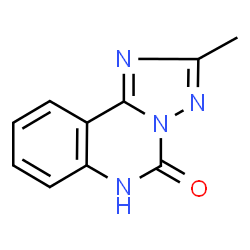 ChemSpider 2D Image | 2-Methyl[1,2,4]triazolo[1,5-c]quinazolin-5(6H)-one | C10H8N4O