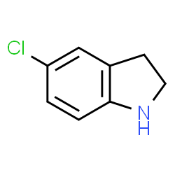 ChemSpider 2D Image | 5-Chloroindoline | C8H8ClN