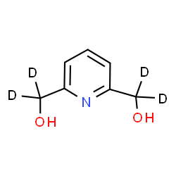 ChemSpider 2D Image | 2,6-Pyridinediyldi(~2~H_2_)methanol | C7H5D4NO2