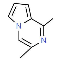 ChemSpider 2D Image | 1,3-Dimethylpyrrolo[1,2-a]pyrazine | C9H10N2