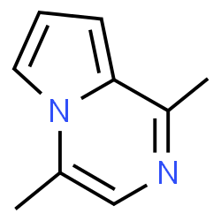 ChemSpider 2D Image | 1,4-Dimethylpyrrolo[1,2-a]pyrazine | C9H10N2