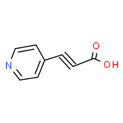 ChemSpider 2D Image | 3-(4-Pyridinyl)-2-propynoic acid | C8H5NO2