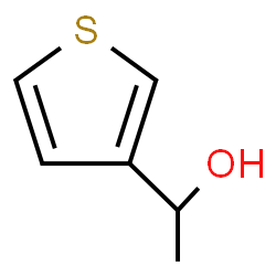 ChemSpider 2D Image | 1-(thiophen-3-yl)ethanol | C6H8OS