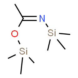 ChemSpider 2D Image | Trimethylsilyl (1Z)-N-(trimethylsilyl)ethanimidate | C8H21NOSi2