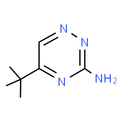 ChemSpider 2D Image | 5-(2-Methyl-2-propanyl)-1,2,4-triazin-3-amine | C7H12N4