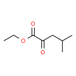 ChemSpider 2D Image | Ethyl 4-methyl-2-oxopentanoate | C8H14O3