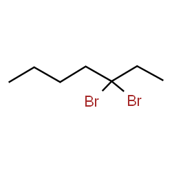 ChemSpider 2D Image | 3,3-Dibromoheptane | C7H14Br2