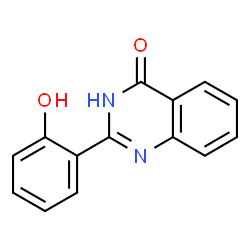 ChemSpider 2D Image | 2-(2-Hydroxyphenyl)-4(1H)-quinazolinone | C14H10N2O2