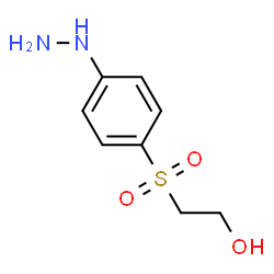 ChemSpider 2D Image | 2-[(4-Hydrazinophenyl)sulfonyl]ethanol | C8H12N2O3S