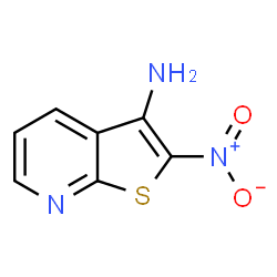 ChemSpider 2D Image | 2-Nitrothieno[2,3-b]pyridin-3-amine | C7H5N3O2S