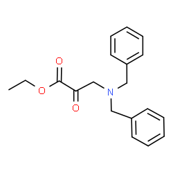 ChemSpider 2D Image | Ethyl 3-(dibenzylamino)-2-oxopropanoate | C19H21NO3