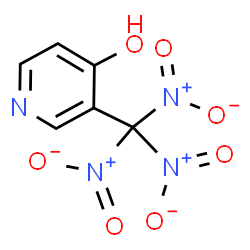 ChemSpider 2D Image | 3-(Trinitromethyl)-4-pyridinol | C6H4N4O7