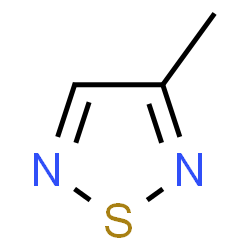 ChemSpider 2D Image | 3-Methyl-1,2,5-thiadiazole | C3H4N2S