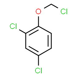 ChemSpider 2D Image | 2,4-Dichloro-1-(chloromethoxy)benzene | C7H5Cl3O