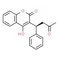 ChemSpider 2D Image | (S)-(−)-Warfarin | C19H16O4
