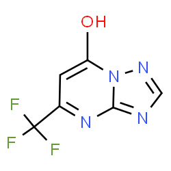 ChemSpider 2D Image | 5-(Trifluoromethyl)[1,2,4]triazolo[1,5-a]pyrimidin-7-ol | C6H3F3N4O