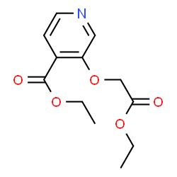 ChemSpider 2D Image | Ethyl 3-(2-ethoxy-2-oxoethoxy)isonicotinate | C12H15NO5