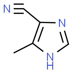ChemSpider 2D Image | 5-Methylimidazole-4-carbonitrile | C5H5N3