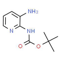 ChemSpider 2D Image | tert-Butyl (3-aminopyridin-2-yl)carbamate | C10H15N3O2
