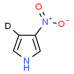 ChemSpider 2D Image | 3-Nitro(4-~2~H)-1H-pyrrole | C4H3DN2O2