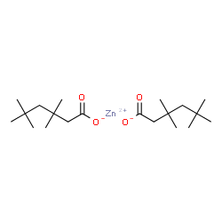 ChemSpider 2D Image | Zinc bis(3,3,5,5-tetramethylhexanoate) | C20H38O4Zn