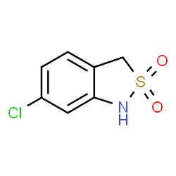 ChemSpider 2D Image | 6-chloro-1,3-dihydro-2,1-benzothiazole-2,2-dione | C7H6ClNO2S