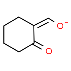 ChemSpider 2D Image | (Z)-(2-Oxocyclohexylidene)methanolate | C7H9O2