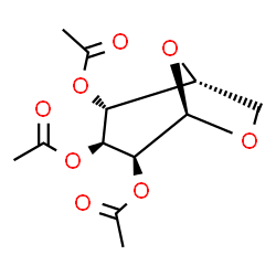 ChemSpider 2D Image | beta-D-Mannopyranose, 1,6-anhydro-, triacetate | C12H16O8