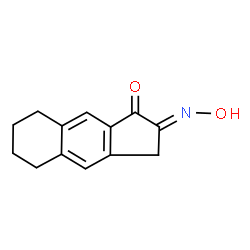 ChemSpider 2D Image | (2E)-2-(Hydroxyimino)-2,3,5,6,7,8-hexahydro-1H-cyclopenta[b]naphthalen-1-one | C13H13NO2