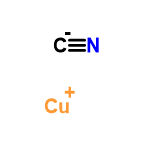 InChI=1/CN.Cu/c1-2;/q-1;+1