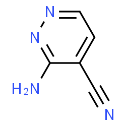 ChemSpider 2D Image | 3-Amino-4-pyridazinecarbonitrile | C5H4N4