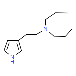 ChemSpider 2D Image | N,N-Dipropyl-1H-pyrrole-3-ethanamine | C12H22N2