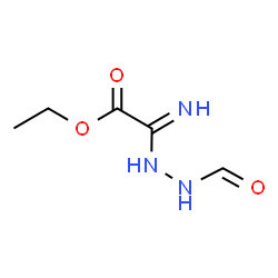 ChemSpider 2D Image | Ethyl (2-formylhydrazino)(imino)acetate | C5H9N3O3