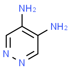 ChemSpider 2D Image | 4,5-Pyridazinediamine | C4H6N4