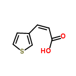 InChI=1/C7H6O2S/c8-7(9)2-1-6-3-4-10-5-6/h1-5H,(H,8,9)/b2-1-