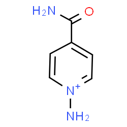 ChemSpider 2D Image | 1-Amino-4-carbamoylpyridinium | C6H8N3O