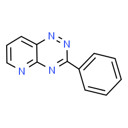ChemSpider 2D Image | 3-Phenylpyrido[2,3-e][1,2,4]triazine | C12H8N4