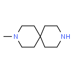 ChemSpider 2D Image | 3-Methyl-3,9-diazaspiro[5.5]undecane | C10H20N2