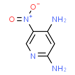 ChemSpider 2D Image | 5-Nitro-2,4-pyridinediamine | C5H6N4O2